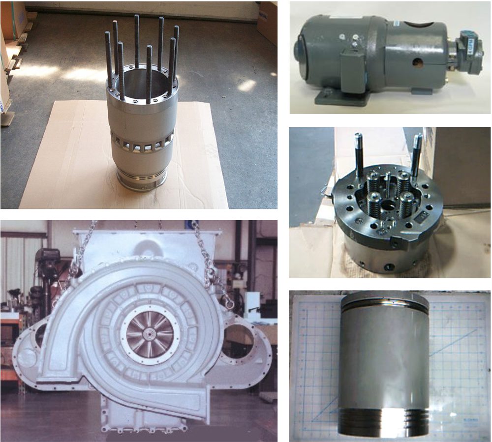 Cylinder Head, LINER, Piston, EMD GM 645e,